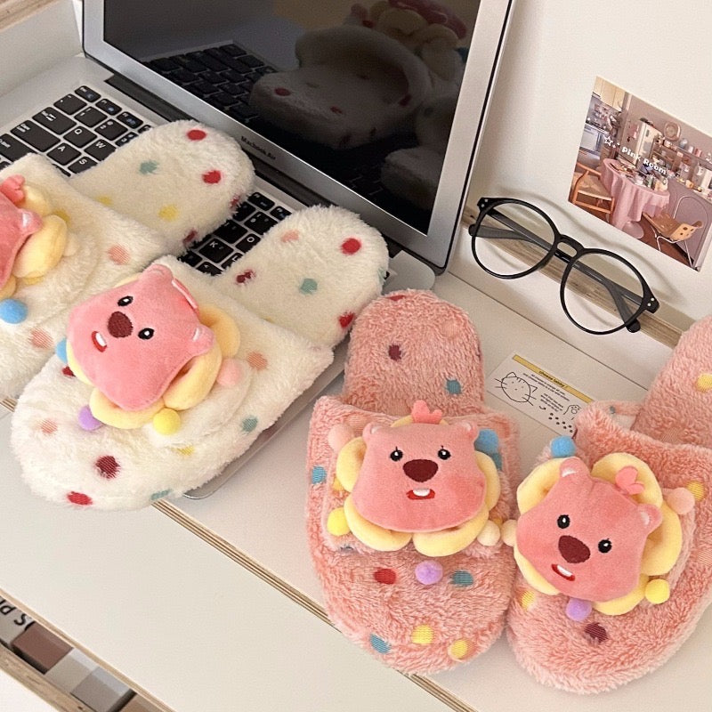 Loopy Plush Slippers