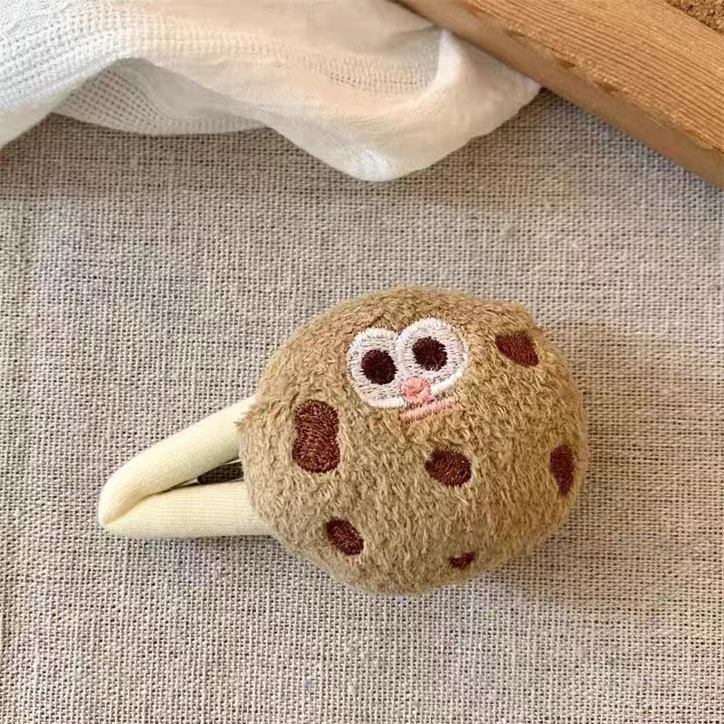 Plush Funny Cookie Clip