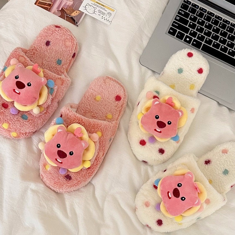 Loopy Plush Slippers