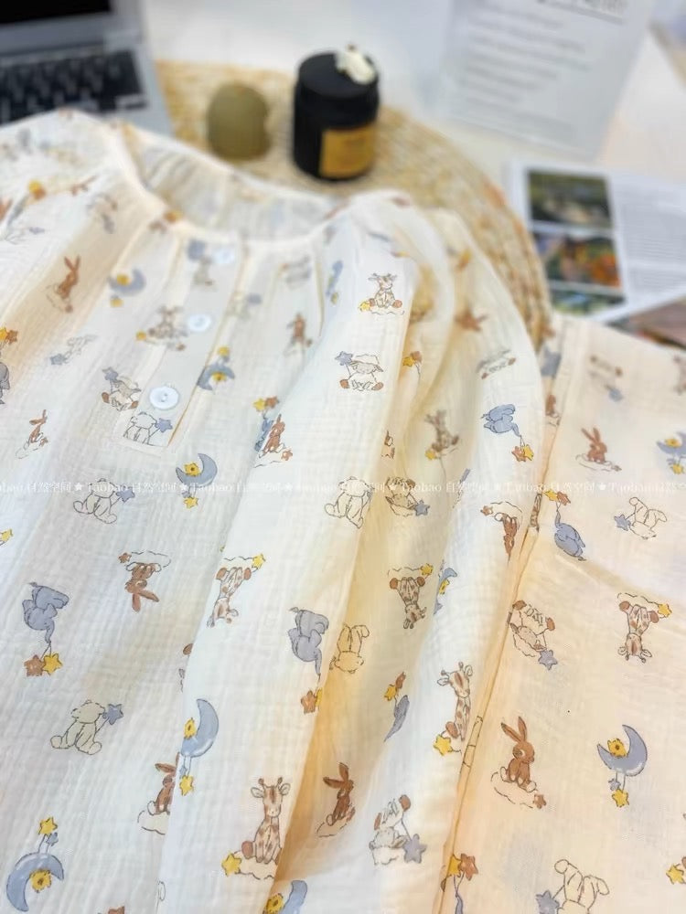 Baby Cotton Animal World Pajama