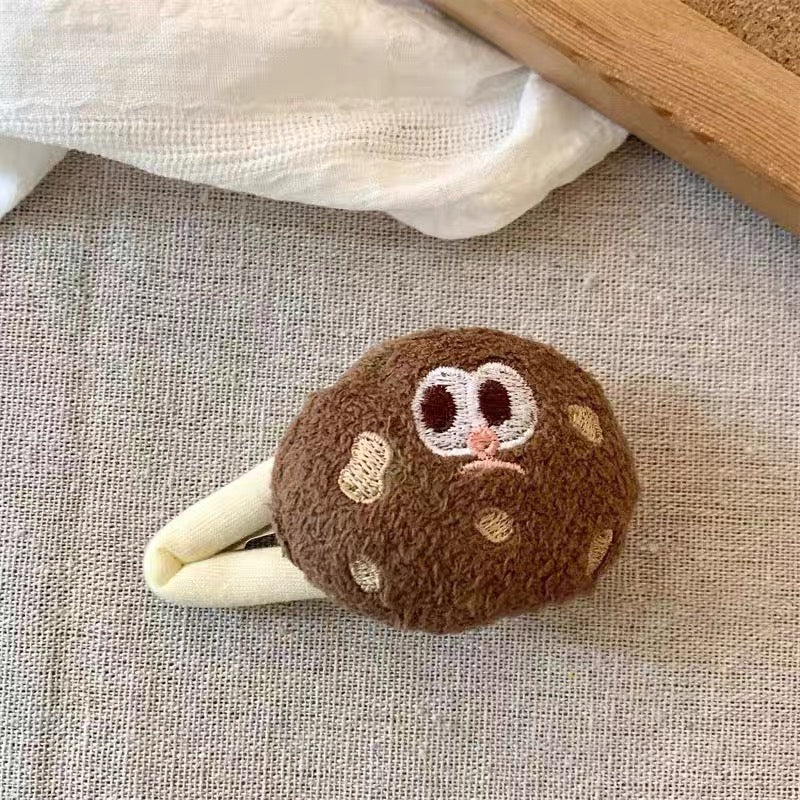 Plush Funny Cookie Clip