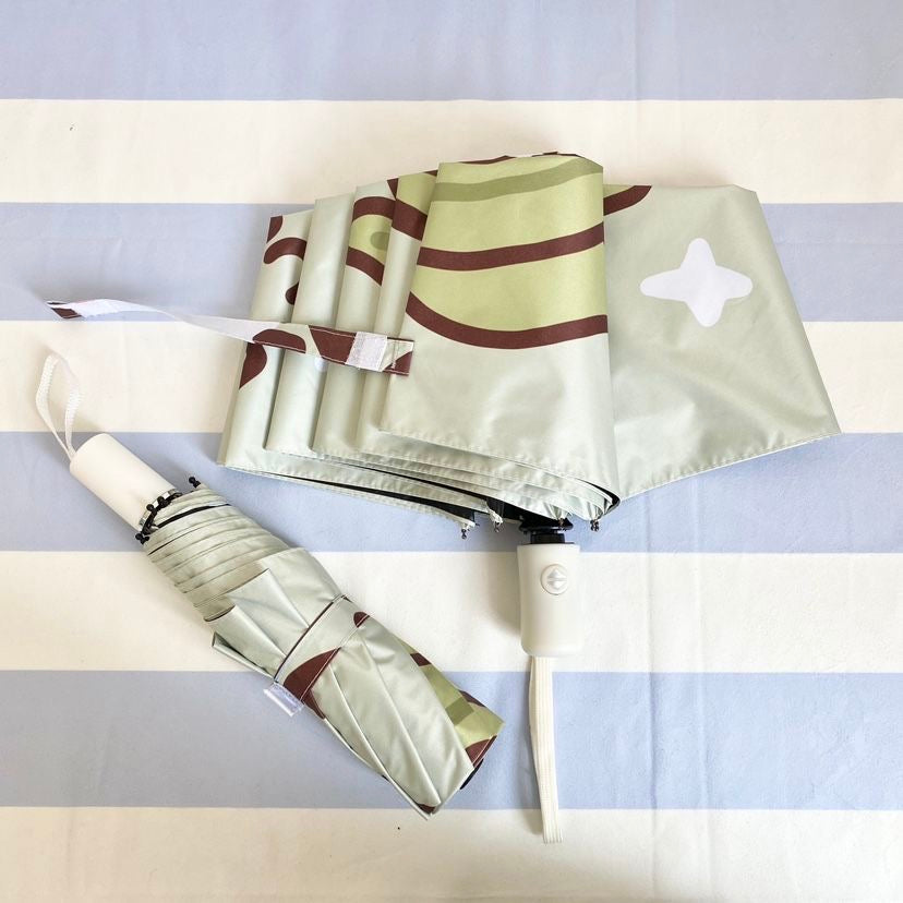 Matcha Puppy Automatic Waterproof Anti-UV Umbrella