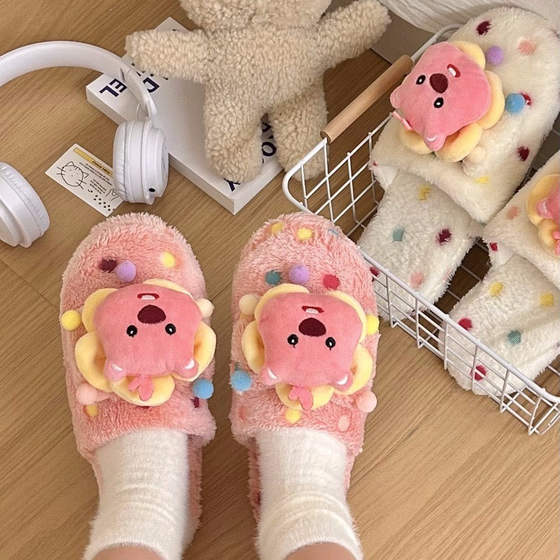 Loopy Plush Slippers