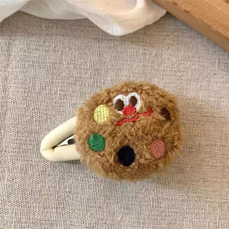Plush Funny Cookie Clip