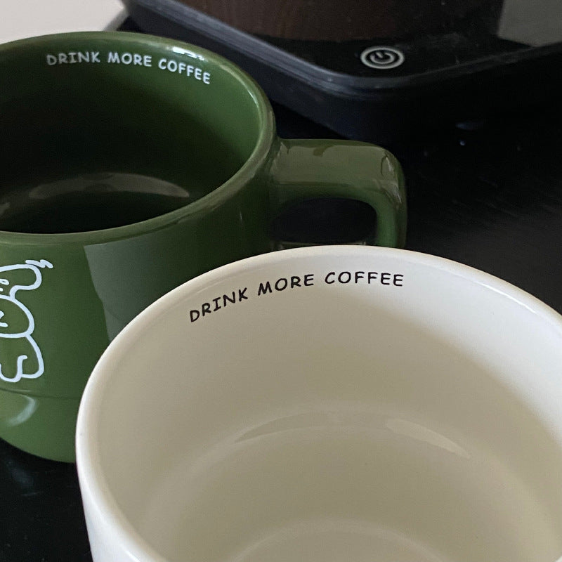 Cute Puppy Coffee Mug Cup for Lovely Couples
