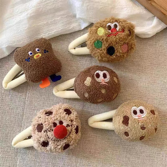 Plush Funny Cookie Clip