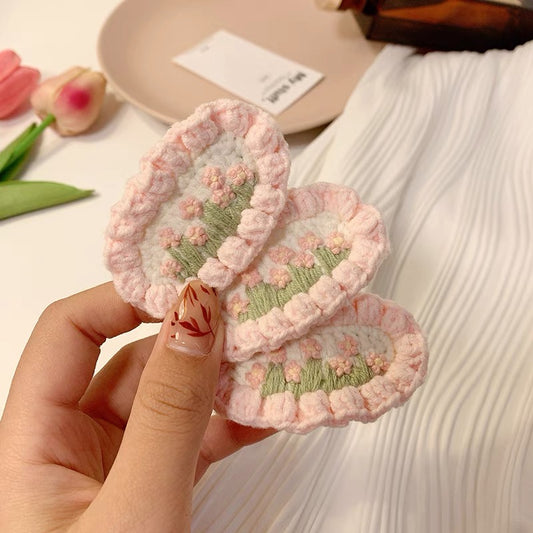 Hand Knitted Hair Clip