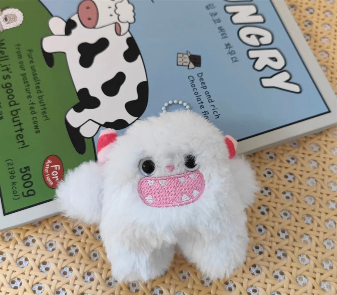 Snow Monster Plush Pedant