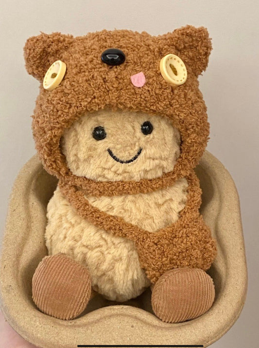 Tim Bear clothing for Jellycat Amuseable Peanut