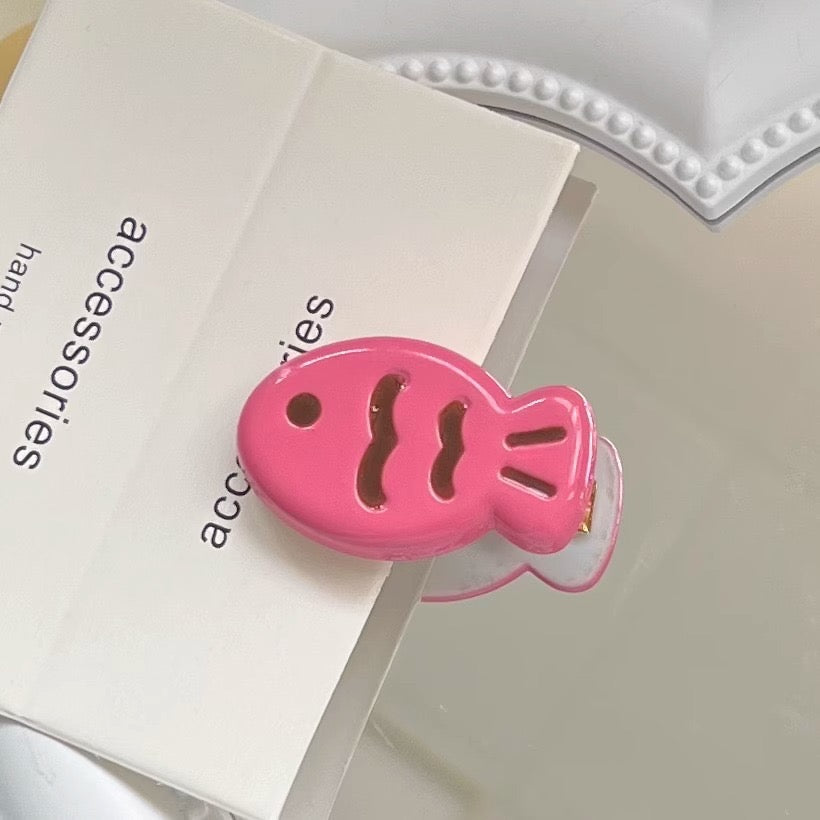 Candy Colored Crocodile Clip, Sweet&Lovely Small Fish Hair Pin