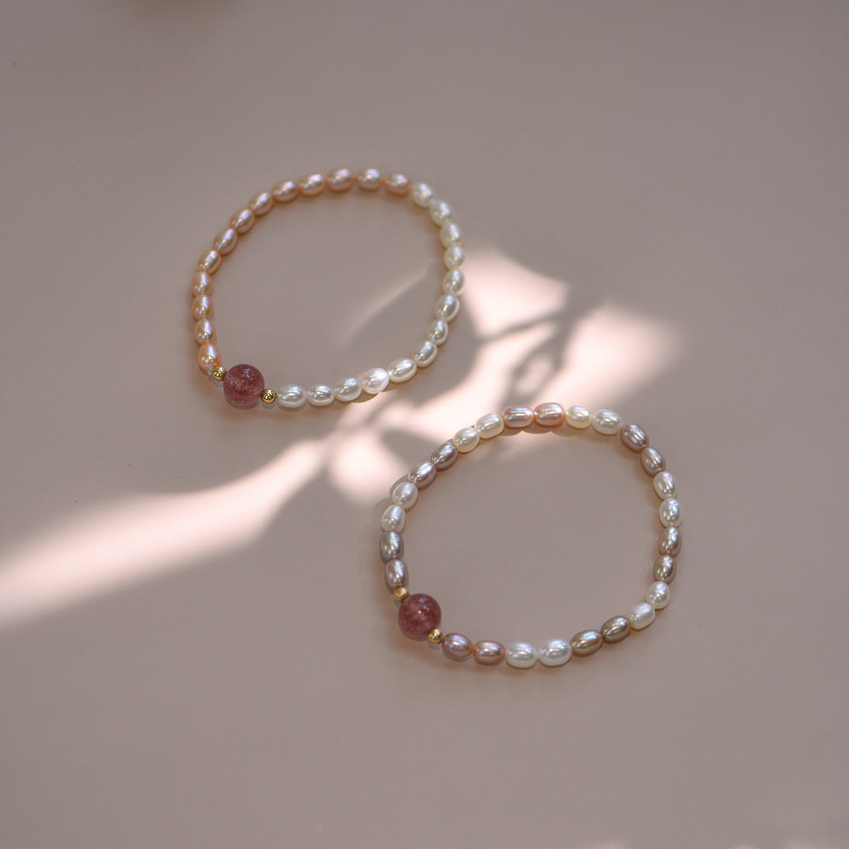 Faux Pearl Stretch Bracelet