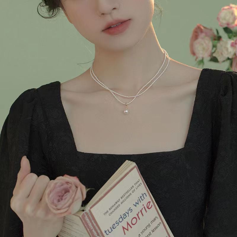 Vintage Double Pearl Necklace