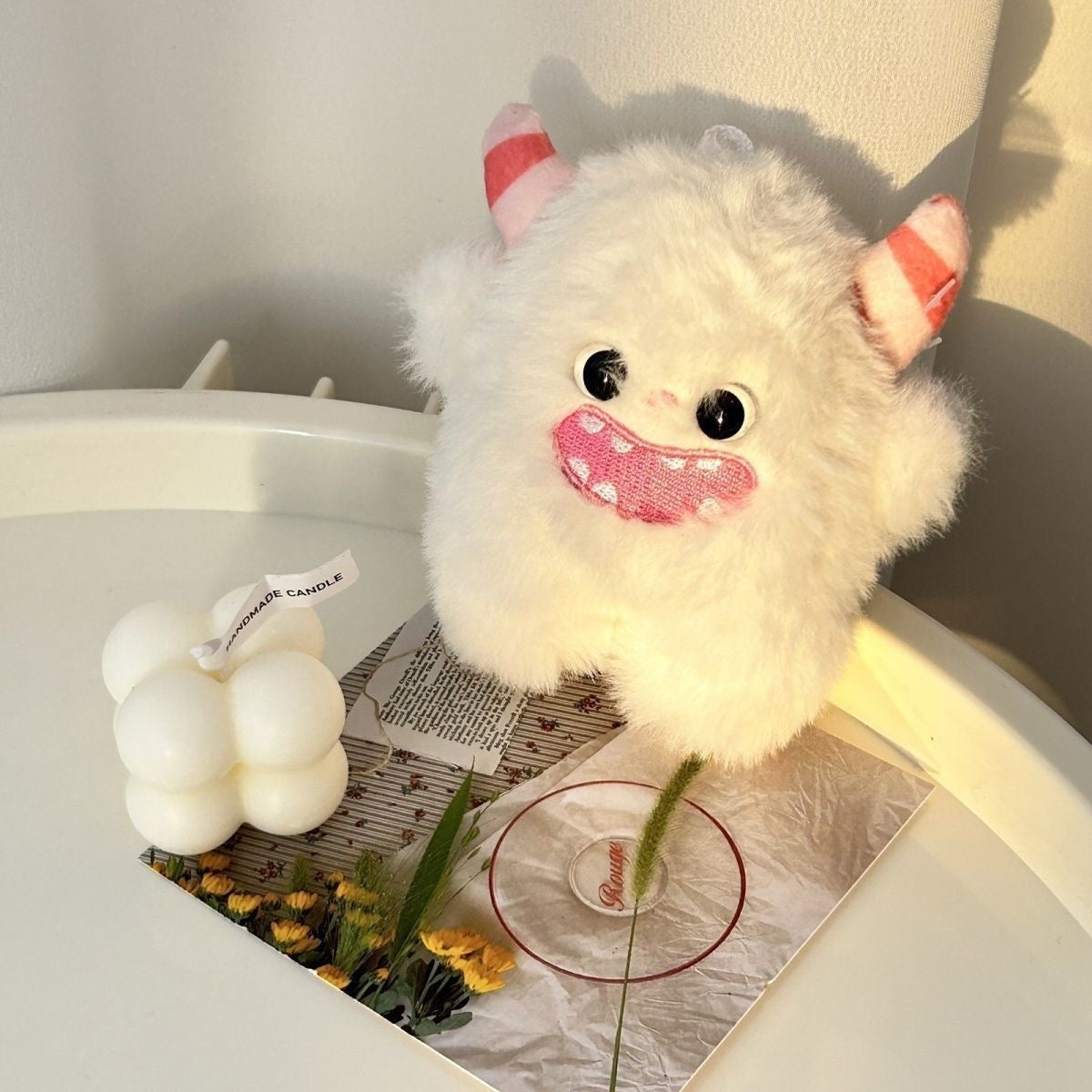 Snow Monster Plush Pedant