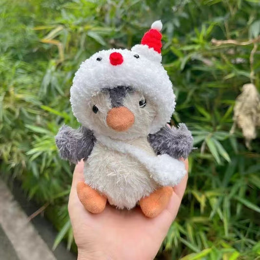 Plush Snowman Suit for JellyCat Peanut/Peanut Penguin
