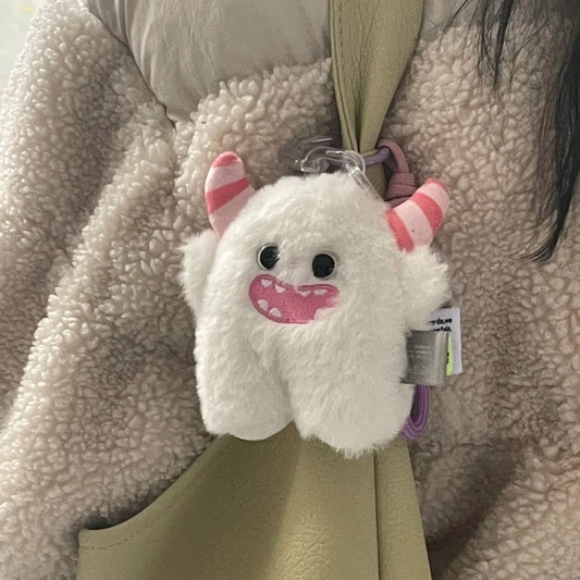Snow Monster Plush Pedant