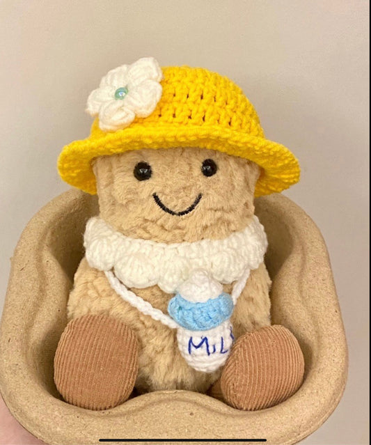 Kindergarten Uniform for Jellycat Amuseable Peanut