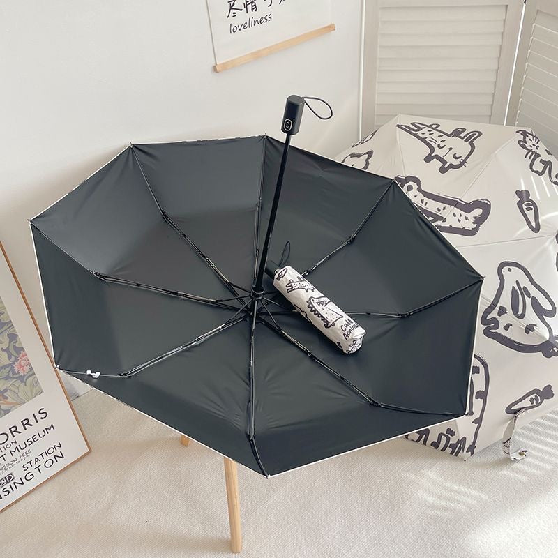 Doodle Automatic Waterproof Anti-UV Umbrella