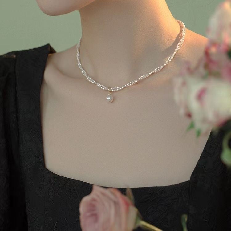 Vintage Double Pearl Necklace