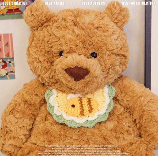 Garden Bee Collar for jellycat Bartholomew Bear