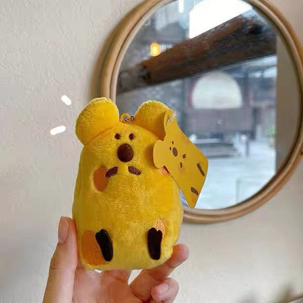 Dinotaeng Cheese Hot Dog Plush Pendant