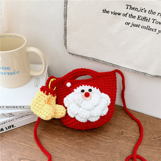 Handmade Cute Santa Cross Body Bag