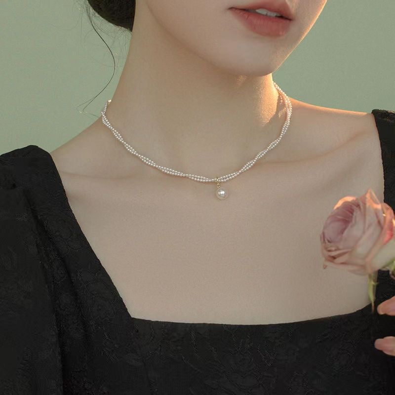 Vintage Double Pearl Necklace