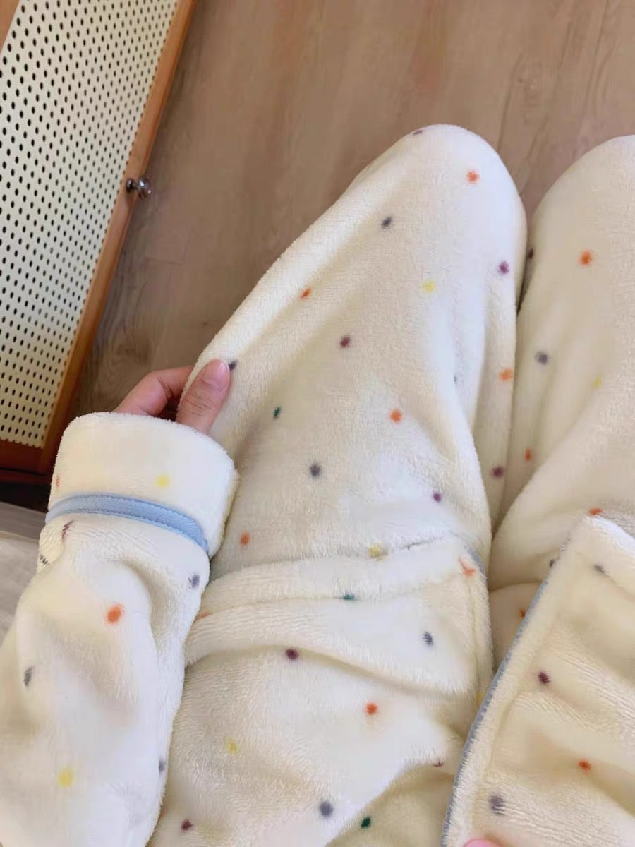 Dotted Dream Fluffy Pajama