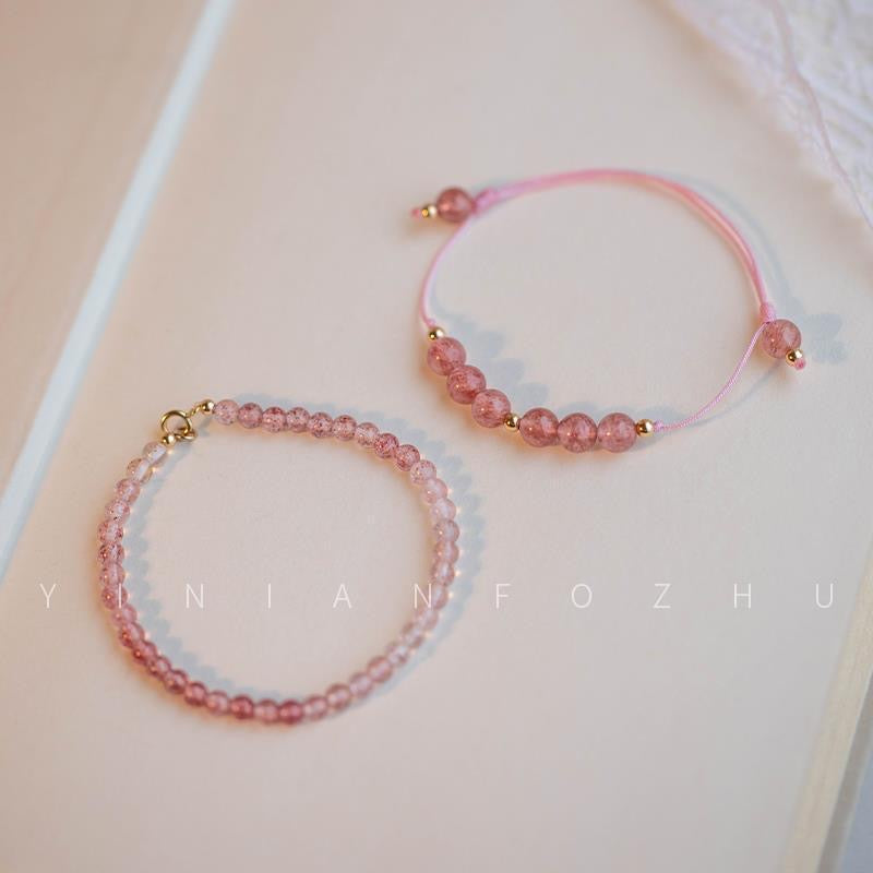 Strawberry Quartz Bracelet