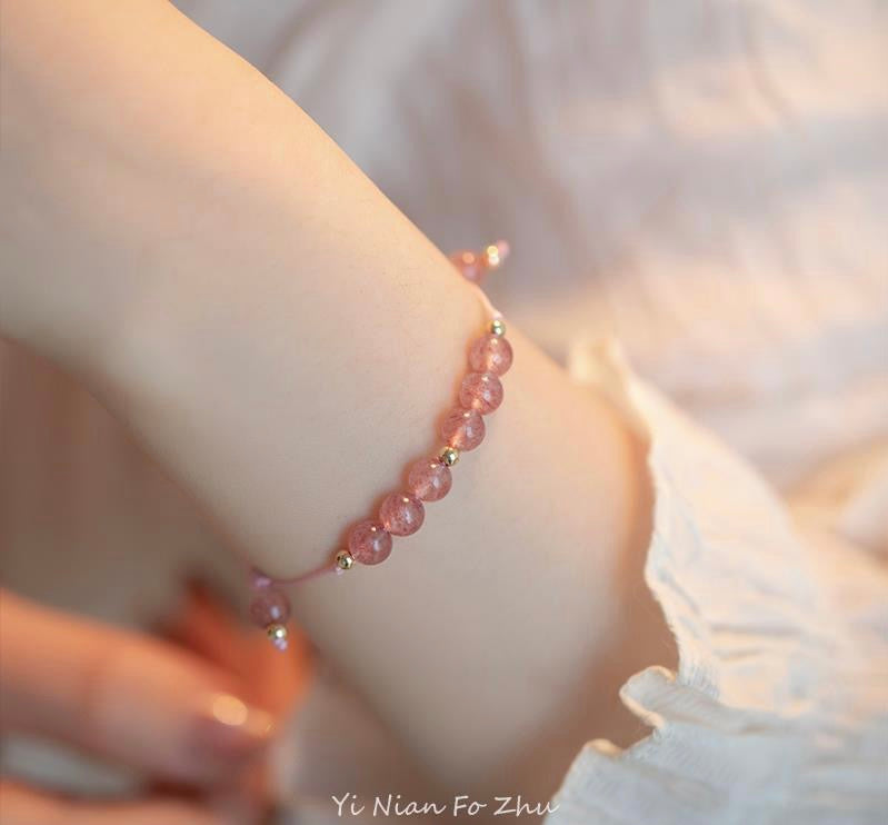 Strawberry Quartz Bracelet