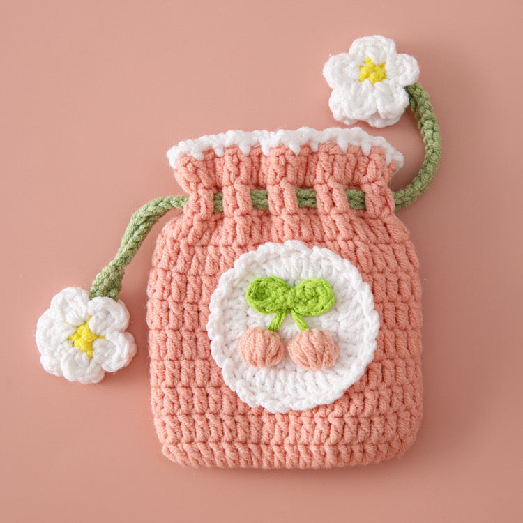 Handmade Drawstring Wallet/Purse