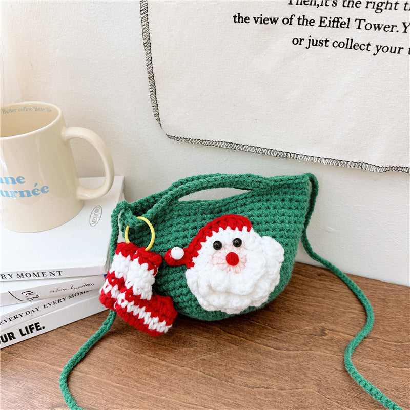 Handmade Cute Santa Cross Body Bag