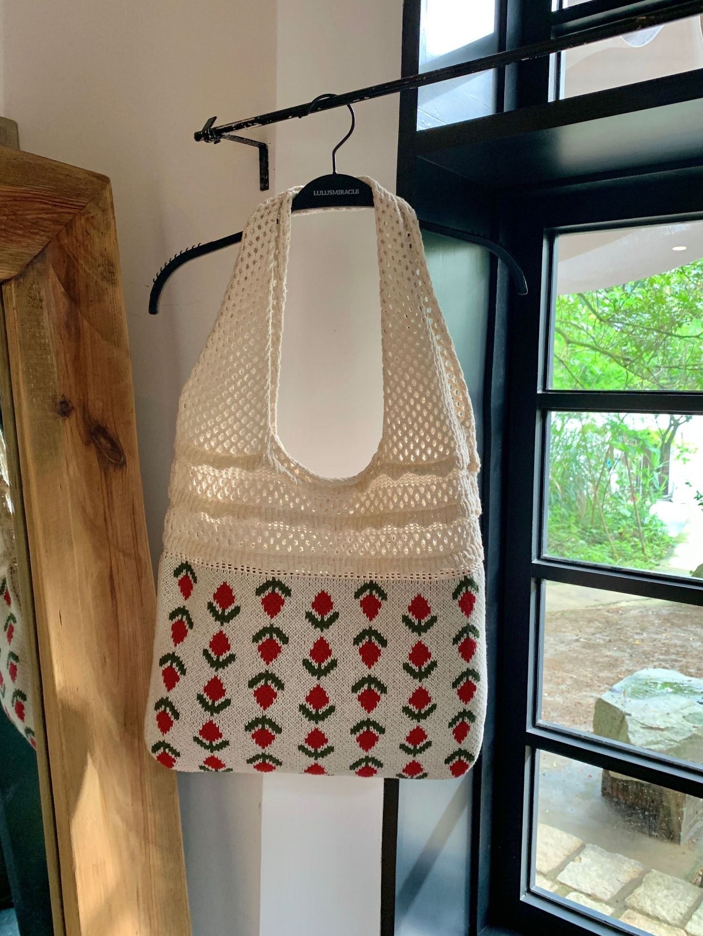 Handmade Flower Shoulder Bag