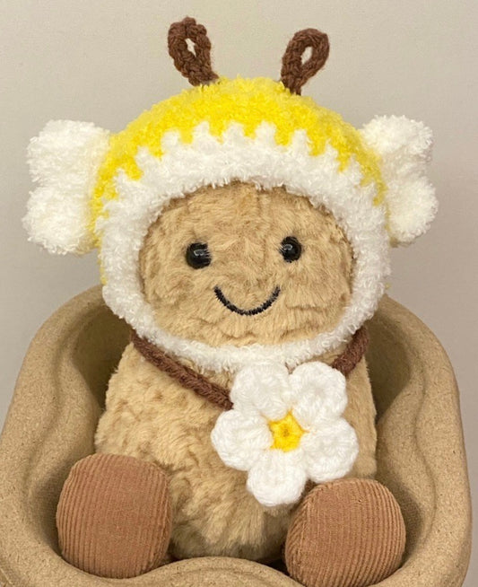 Lazy bee clothing for Jellycat amusement peanut