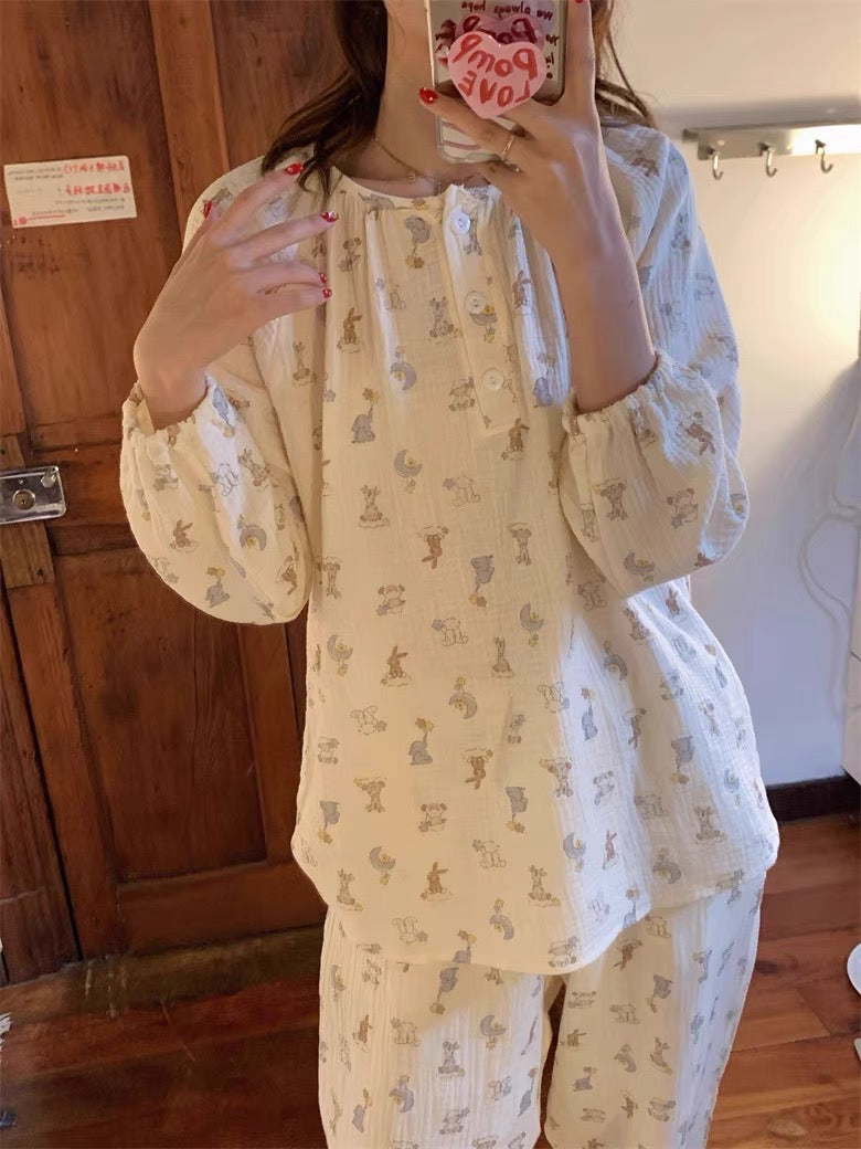 Baby Cotton Animal World Pajama