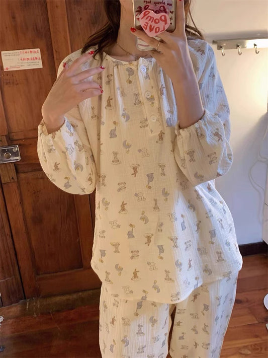 Baby Cotton Animal World Pajama