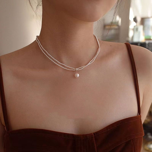 Vintage Double Pearl Necklace