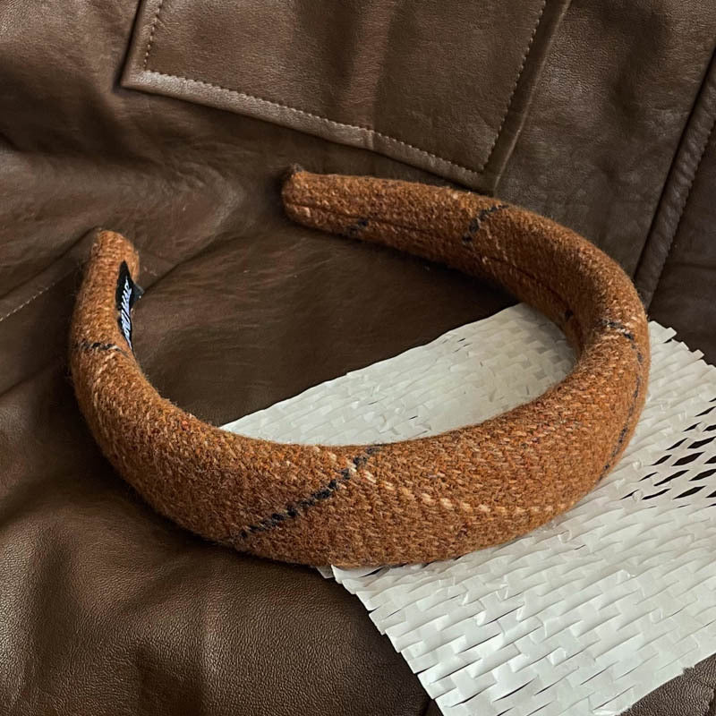 Vintage Plaid Hair Bands