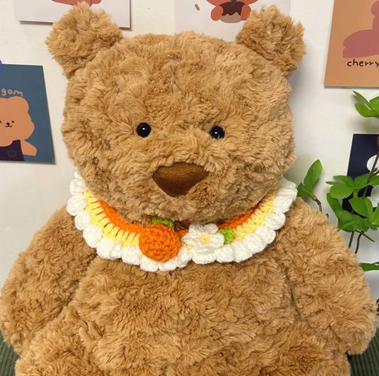 Orange Collar for jellycat Bartholomew Bear
