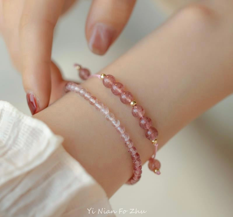 Strawberry Quartz Bracelet