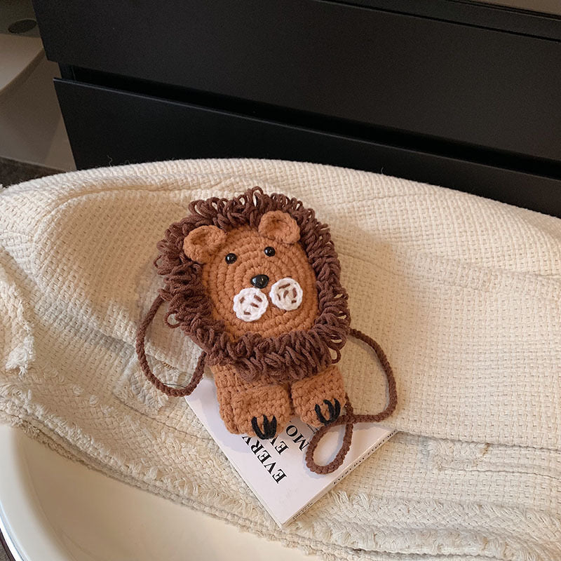 Handmade Funny Loin Cross Body Bag