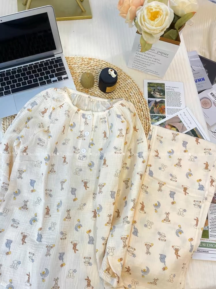Baby Cotton Animal World Pajama