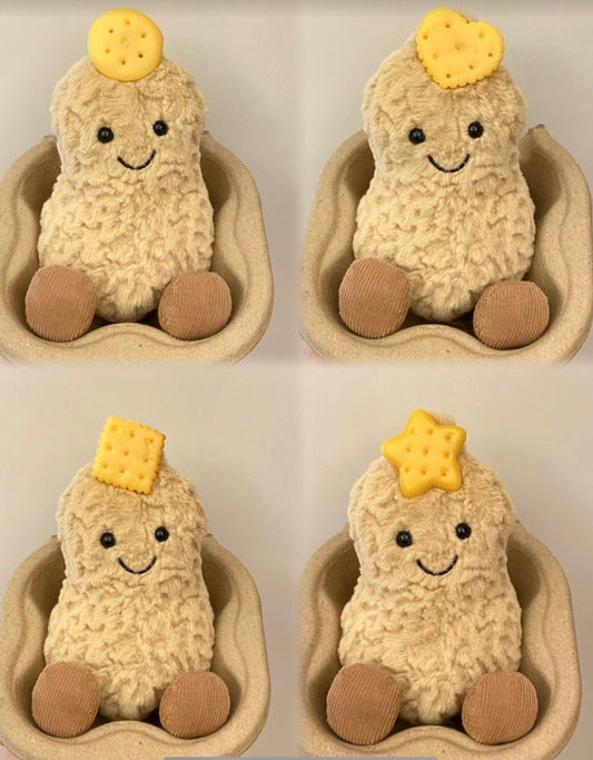 Cookie Clips for Jellycat Amuseable Peanut