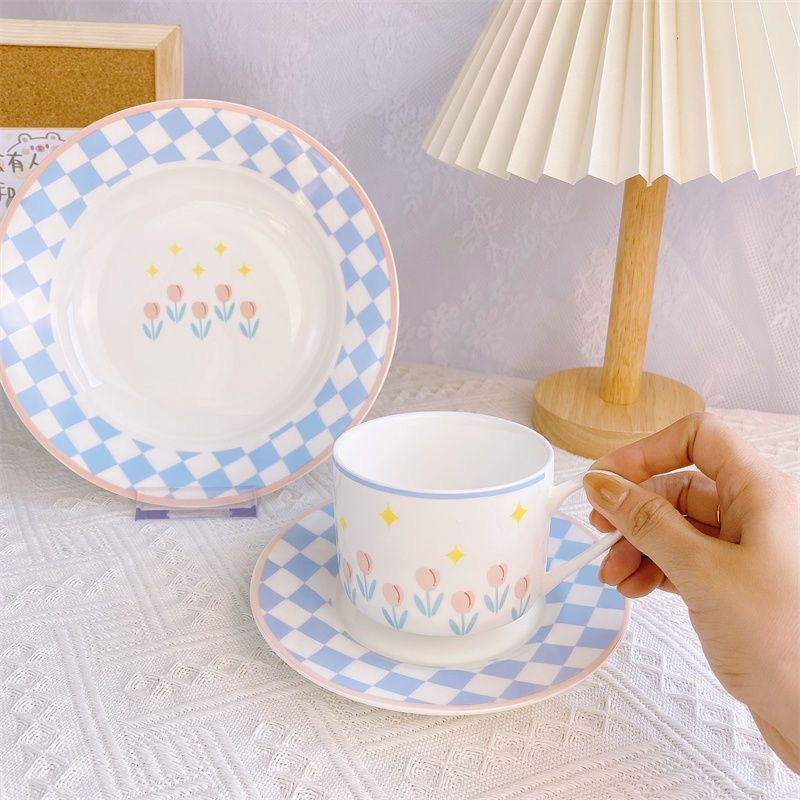 Fleur Republic: Ceramic Coffee Cup and Saucer