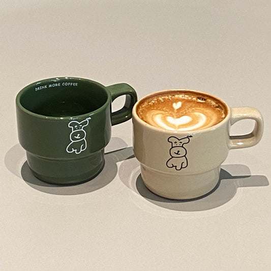 Cute Puppy Coffee Mug Cup for Lovely Couples