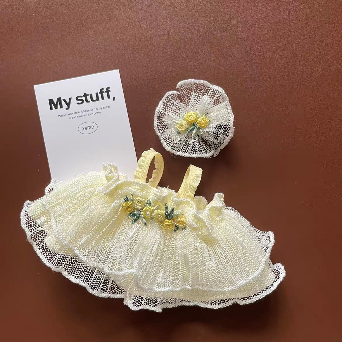 Fleur Princess Lace Skirt for Jellycat Yummy Series
