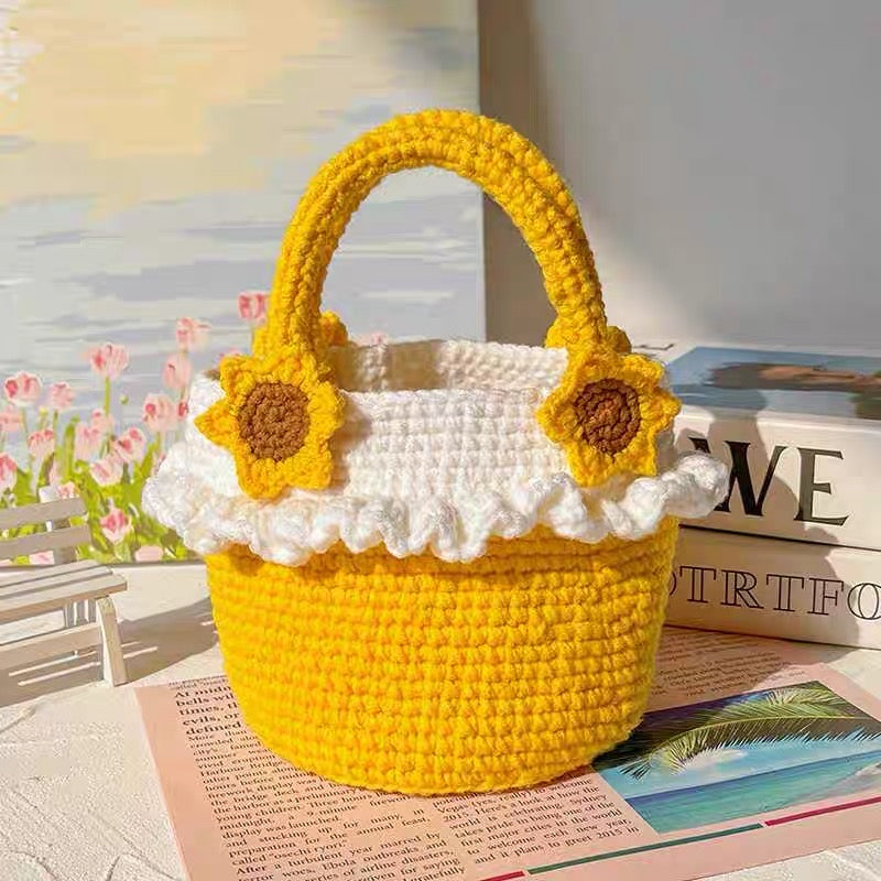 Handmade Sunflower Handbag