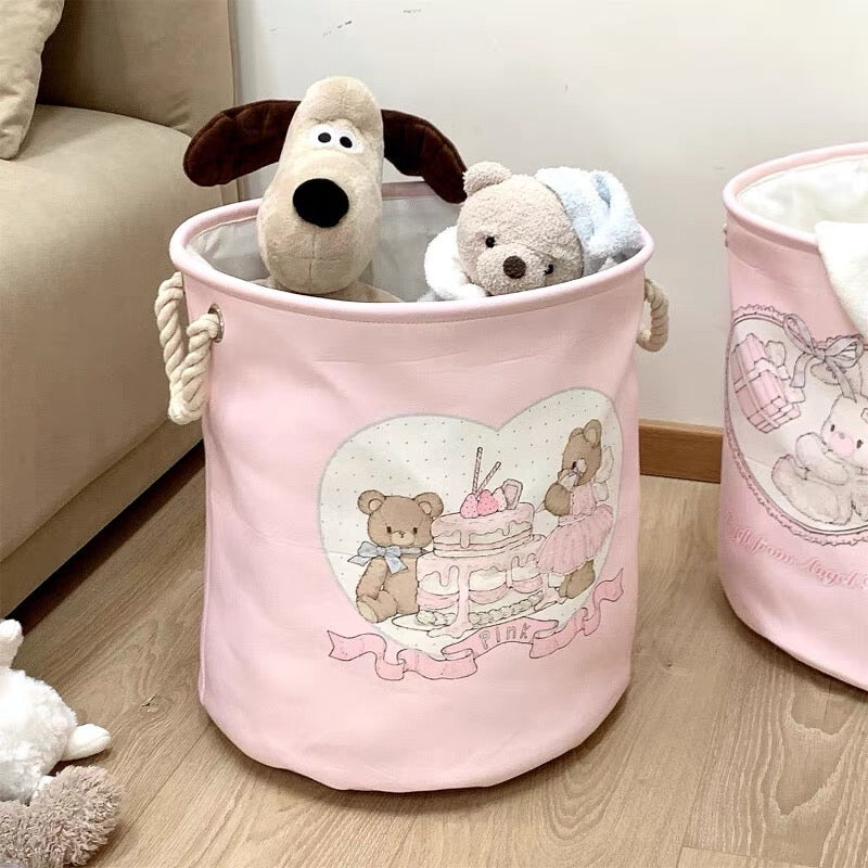 Canvas Laundry/ Storage Basket
