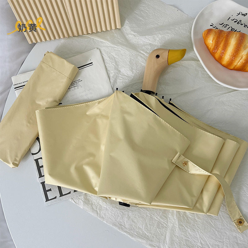 Duck Holder Automatic Waterproof Anti-UV Umbrella