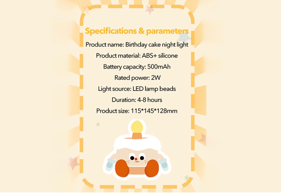 Rechargeable LED Night Lamp & Phone Holder
